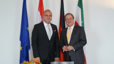 Ministerpräsident Laschet empfängt den Botschafter der Republik Kroatien, Gordan Grlić Radman