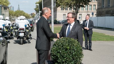 Ministerpräsident Laschet empfängt den Regierungschef des Fürstentums Liechtenstein