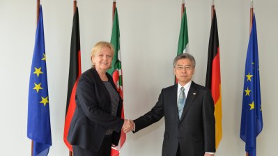 Antrittsbesuch des japanischen Generalkonsuls Kaoru Shimazaki