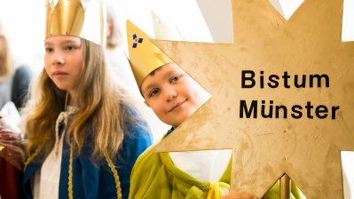 Der Ministerpräsident hat Sternsinger aus allen Diözesen zum Dreikönigssingen im Landeshaus empfangen