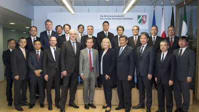 Ministerpräsidentin Hannelore Kraft trifft japanische Unternehmer