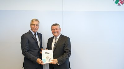 Pressekonferenz zur Bewerbung der Bundesstadt Bonn um den künftigen Sitz der Europäischen Arzneimittelagentur (EMA)