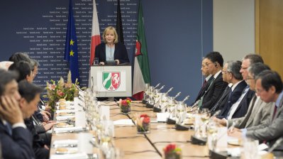 Ministerpräsidentin Hannelore Kraft trifft japanische Unternehmer