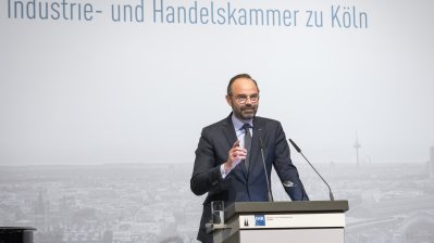 Französischer Premierminister Édouard Philippe besucht Nordrhein-Westfalen