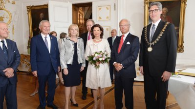 König Carl Gustaf und Königin Silvia von Schweden besuchen Aachen