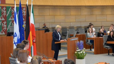 Ministerpräsidentin Hannelore Kraft bei ihrer Rede