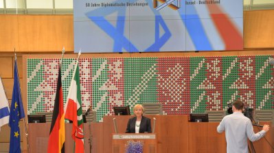 Ministerpräsidentin Hannelore Kraft bei ihrer Rede