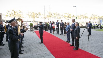 Ministerpräsident Laschet empfängt den Staatspräsidenten der Republik Serbien