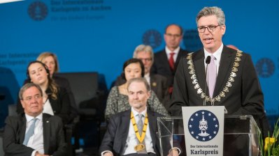 Internationaler Karlspreis an UN-Generalsekretär António Guterres