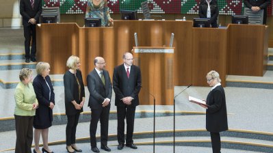 Vereidigung neuer Kabinettmitglieder