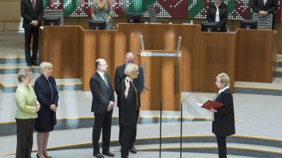 Vereidigung neuer Kabinettmitglieder