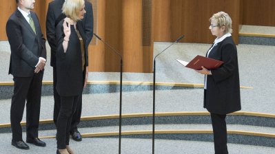Vereidigung neuer Kabinettmitglieder