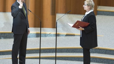 Vereidigung neuer Kabinettmitglieder