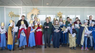 Gruppenfoto beim Singen