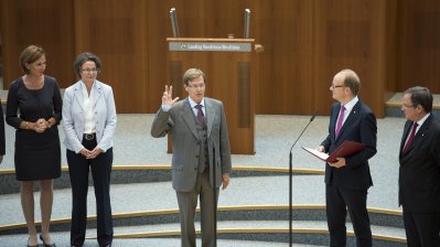 Vereidigung von Peter Biesenbach zum Minister der Justiz