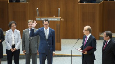 Vereidigung von Hendrik Wüst zum Minister für Verkehr
