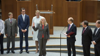 Vereidigung von Isabel Pfeiffer-Poensgen zur Ministerin für Kultur und Wissenschaft