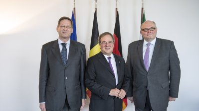 Ministerpräsident Laschet empfängt den Botschafter des Königreichs Belgien