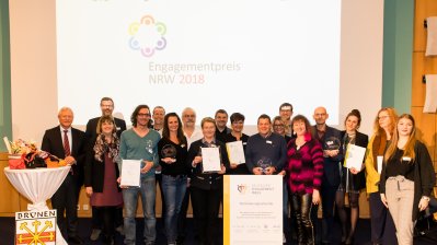 Verleihung Engagementpreis NRW 2018 