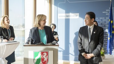 Ministerpräsidentin Kraft trifft den japanischen Außenminister Kishida