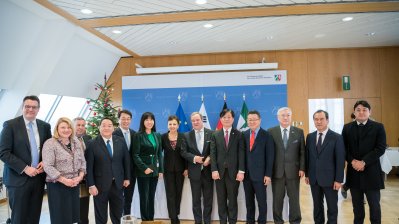 Ministerpräsident Armin Laschet empfängt den Minister für Handel, Industrie und Energie der Republik Korea, Yun-mo Sung