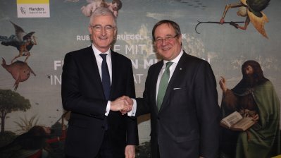 Bilaterales Gespräch mit Ministerpräsident Armin Laschet und dem flämischen Ministerpräsident Geert Bourgeois