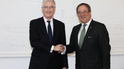 Bilaterales Gespräch mit Ministerpräsident Armin Laschet und dem flämischen Ministerpräsident Geert Bourgeois