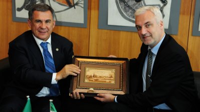 Empfang Präsident Rustam Minnikhanov, 16.10.2013