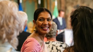 Ministerpräsident Hendrik Wüst empfängt Konsularisches Korps beim Sommerempfang in der Villa Hügel