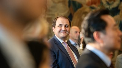 Ministerpräsident Hendrik Wüst empfängt Konsularisches Korps beim Sommerempfang in der Villa Hügel