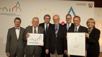 Europaaktive Kommunen aus NRW ausgezeichnet, 12.04.2013