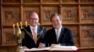 Erste Kabinettssitzung der neuen Landesregierung in Münster