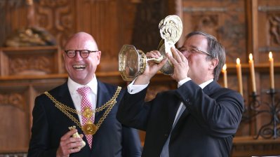 Erste Kabinettssitzung der neuen Landesregierung in Münster