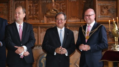 Erste Kabinettssitzung der neuen Landesregierung in Münster