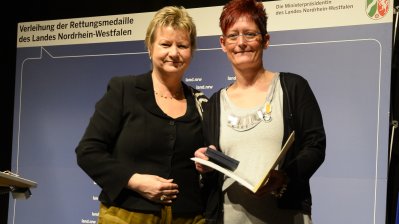 Verleihung der Rettungsmedaille des Landes Nordrhein-Westfalen