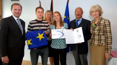 Auszeichnung „Europaschule in Nordrhein-Westfalen“, Gymnasium Rheinkamp, Moers
