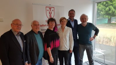 Staatssekretärin Andra Milz bei der TUS in Hamm.
