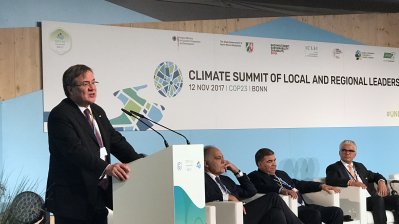 Ministerpräsident Armin Laschet eröffnet den Klimagipfel der Städte und Regionen