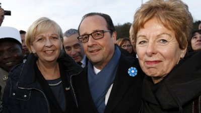 Ministerpräsidentin Hannelore Kraft trifft François Hollande, 11.11.2014