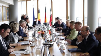 Bilaterales Gespräch in der Staatskanzlei 