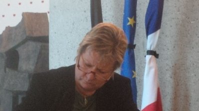 Eintrag ins Kondolenzbuch