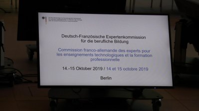 Sitzung der deutsch-französischen Expertenkommission für die berufliche Bildung 