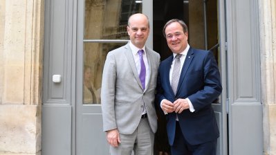 Der Kulturbevollmächtigte Ministerpräsident Armin Laschet besucht Frankreich