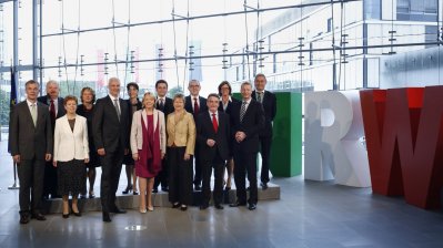 Gruppenfoto des Landeskabinett vom 21. Juni 2012