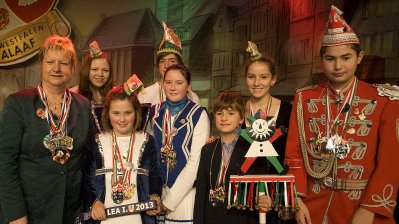 Ministerin Löhrmann empfängt die Kinderprinzenpaare und Kinderdreigestirne aus Nordrhein-Westfalen, 14.01.2013