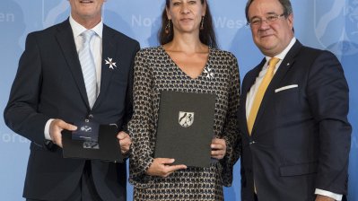 Verdienstorden des Landes Nordrhein-Westfalen an das Ehepaar Susanne und Bernd Krispin