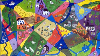 Das Bild zeigt das Siegermotiv des Kindermalwettbewerbs.