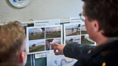 Ministerpräsident besucht gemeinsam mit Minister Krischer von Hochwasser bedrohte Gebiete 
