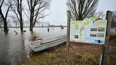 Ministerpräsident besucht gemeinsam mit Minister Krischer von Hochwasser bedrohte Gebiete 