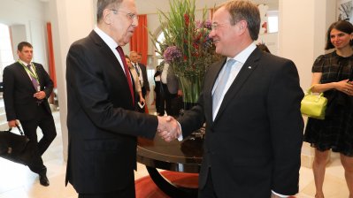 Ministerpräsident Laschet empfängt deutschen und russischen Außenminister